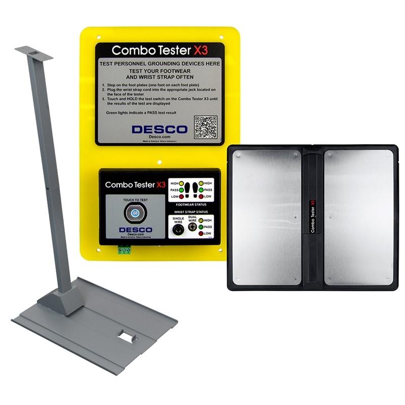 Desco 19271 Combo Tester X3, With Stand - KEM - TRON INC.