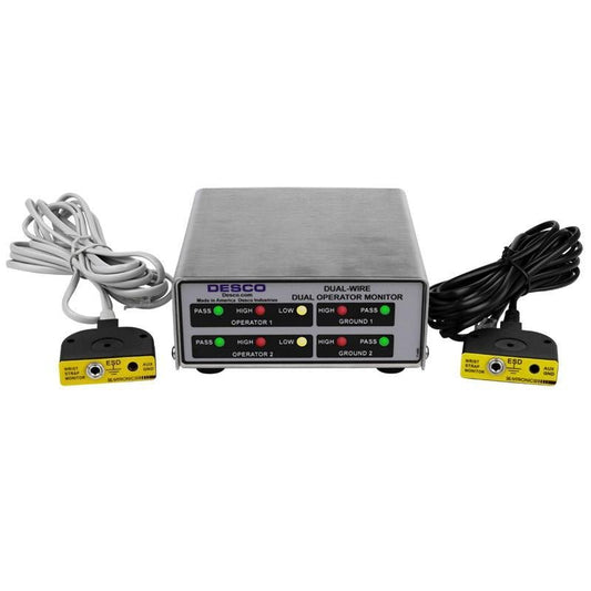 Desco 19662 Dual - Wire Dual Operator Monitor - KEM - TRON INC.