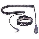 Desco 19690 Dual - Wire Adjustable Elastic Wrist Strap W/ 6' Right Angle Cord - KEM - TRON INC.