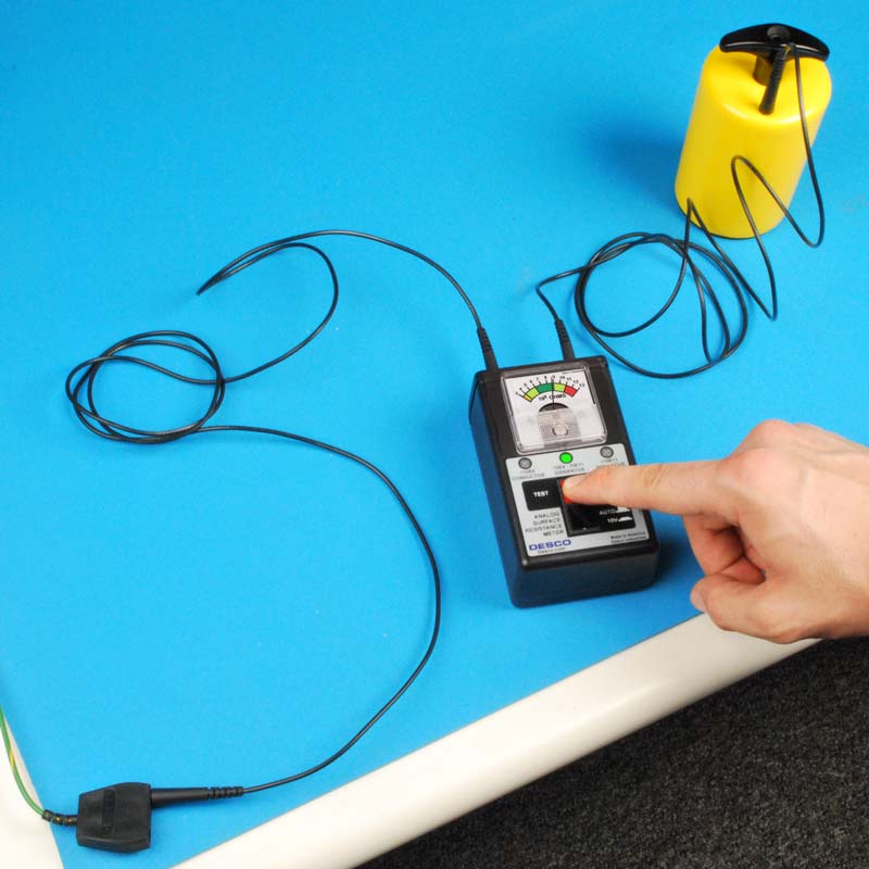 Desco 19784, Analog Surface Resistance Meter Test Kit - KEM - TRON INC.