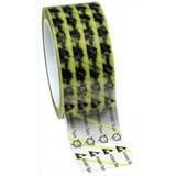 Desco 79278 Wescorp Clear Anti - Static Cellulose Tape With Esd Symbols & Yellow Stripes 2" X 72Yds - KEM - TRON INC.