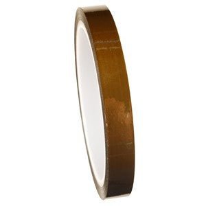 Desco 81271, Wescorp Anti - Static High - Temp Polyimide Tape, 1/2" x 36 YDS, 3" Plastic Core - KEM - TRON INC.