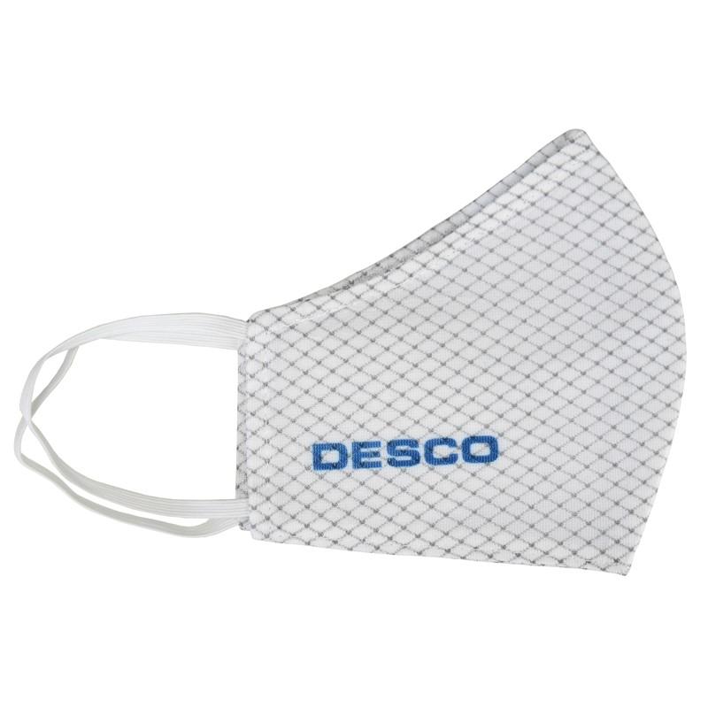 Desco 97554 Static Dissipative Face Mask, White - Size, Large/X - Large - KEM - TRON INC.