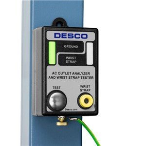 Desco Industries 98133, AC Outlet Analyzer & Wrist Strap Tester, North America - KEM - TRON INC.
