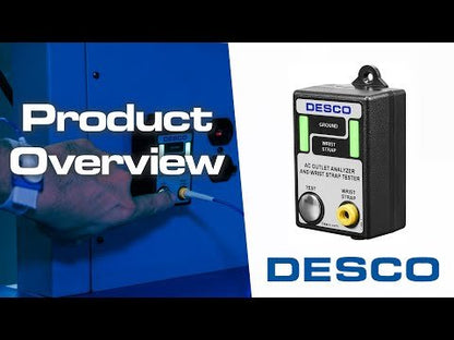 Desco Industries 98133, AC Outlet Analyzer & Wrist Strap Tester, North America - KEM - TRON INC.