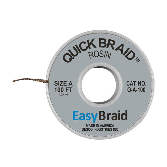 Easy Braid Q - A - 100 Quick Braid .025", 100' Spool - KEM - TRON INC.