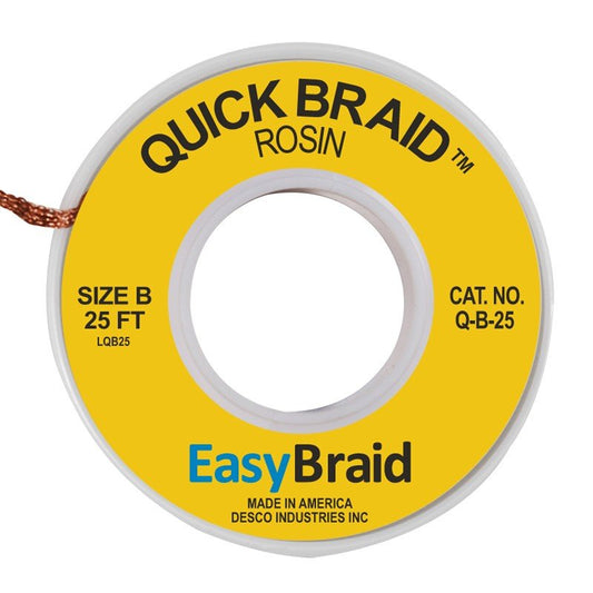 Easy Braid Q - B - 25 Quick Braid .050", 25' Spool - KEM - TRON INC.