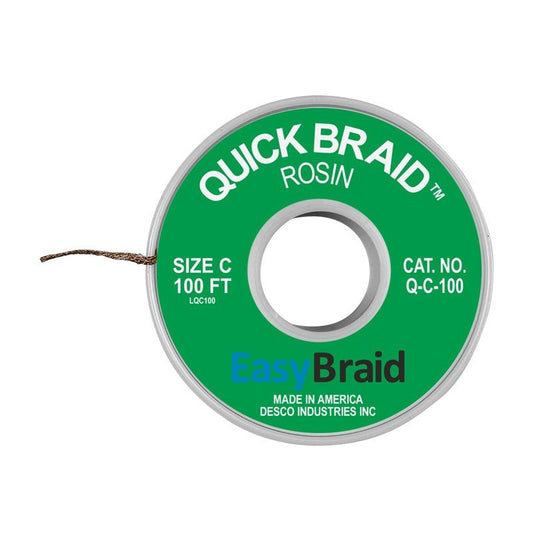 Easy Braid Q - C - 100 Quick Braid .075", 100' Spool - KEM - TRON INC.