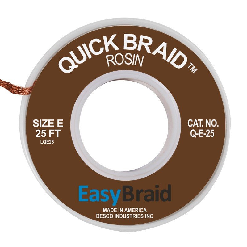 Easy Braid Q - E - 25 Quick Braid .125", 25' Spool - KEM - TRON INC.