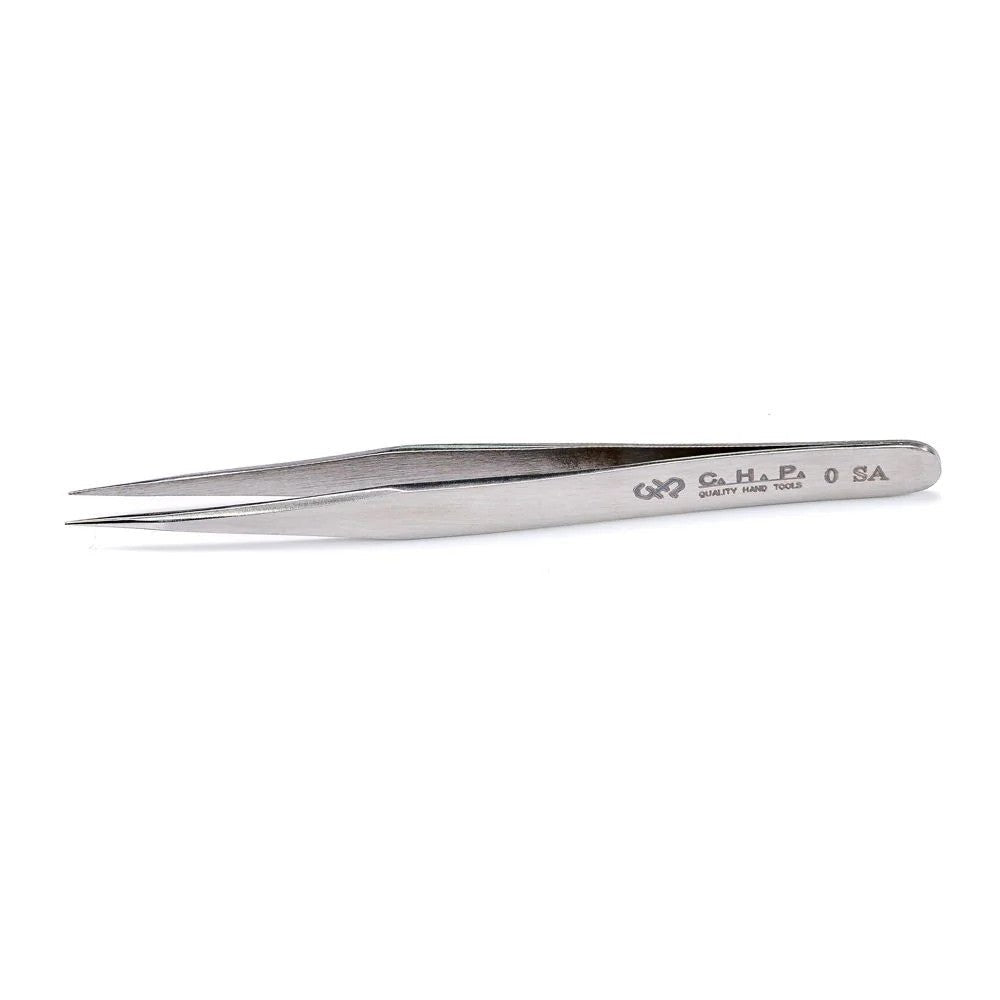 Hakko 0 - SA Fine Point Tweezers - KEM - TRON INC.