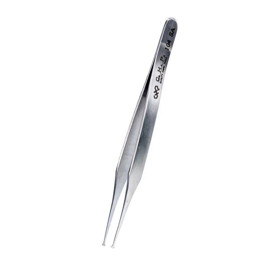 Hakko 104 - SA Flat Tip Tweezers - KEM - TRON INC.