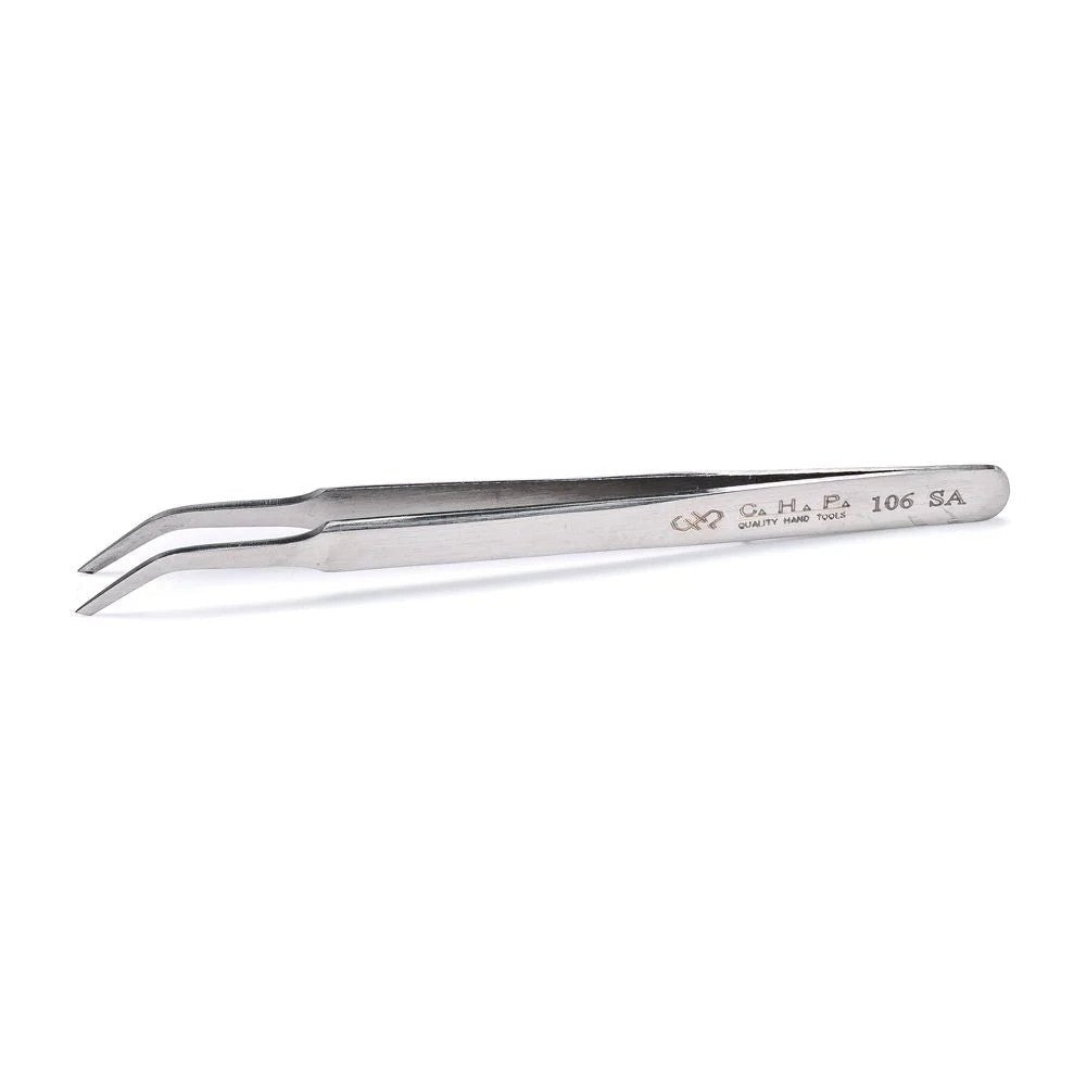 Hakko 106 - SA Wide Flat Tip Tweezer - KEM - TRON INC.