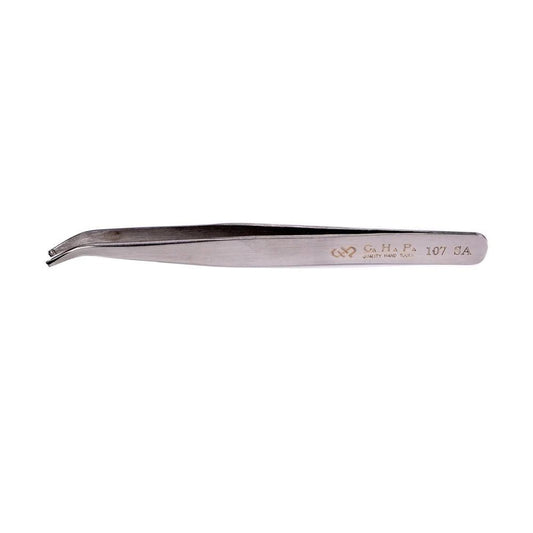 Hakko 107 - SA Flat Tip Tweezers - KEM - TRON INC.