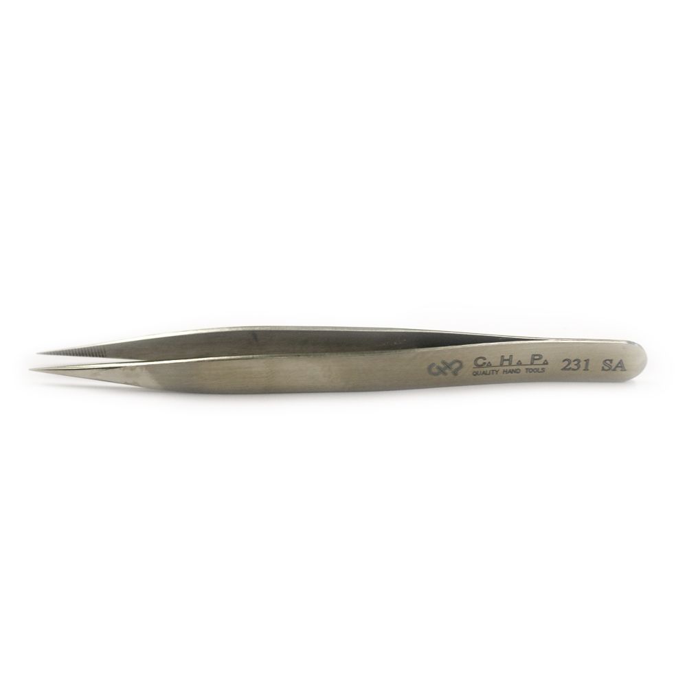 Hakko 231 - SA Fine Point Tweezers - KEM - TRON INC.
