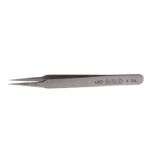 Hakko 4 - SA Very Fine Point Tweezers - KEM - TRON INC.