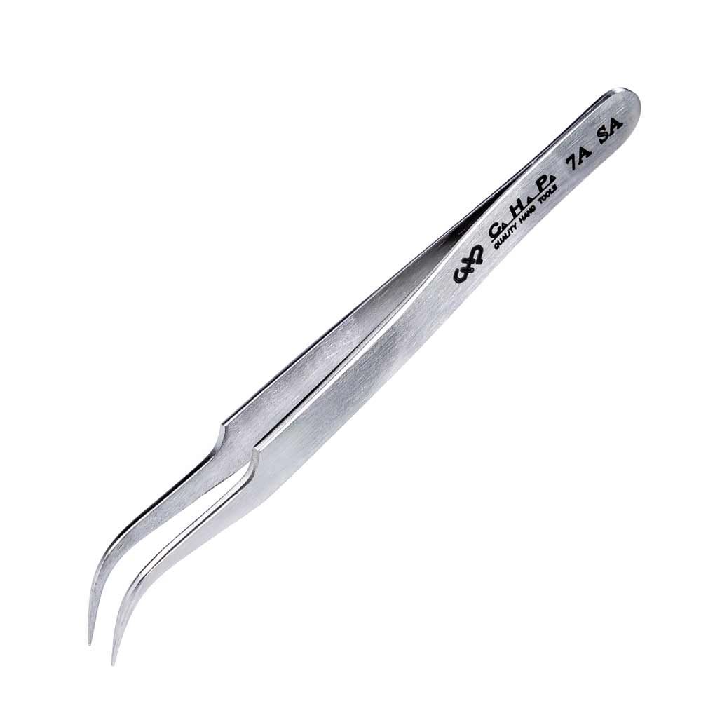 Hakko 7A - SA Very Fine Point Tweezers - KEM - TRON INC.