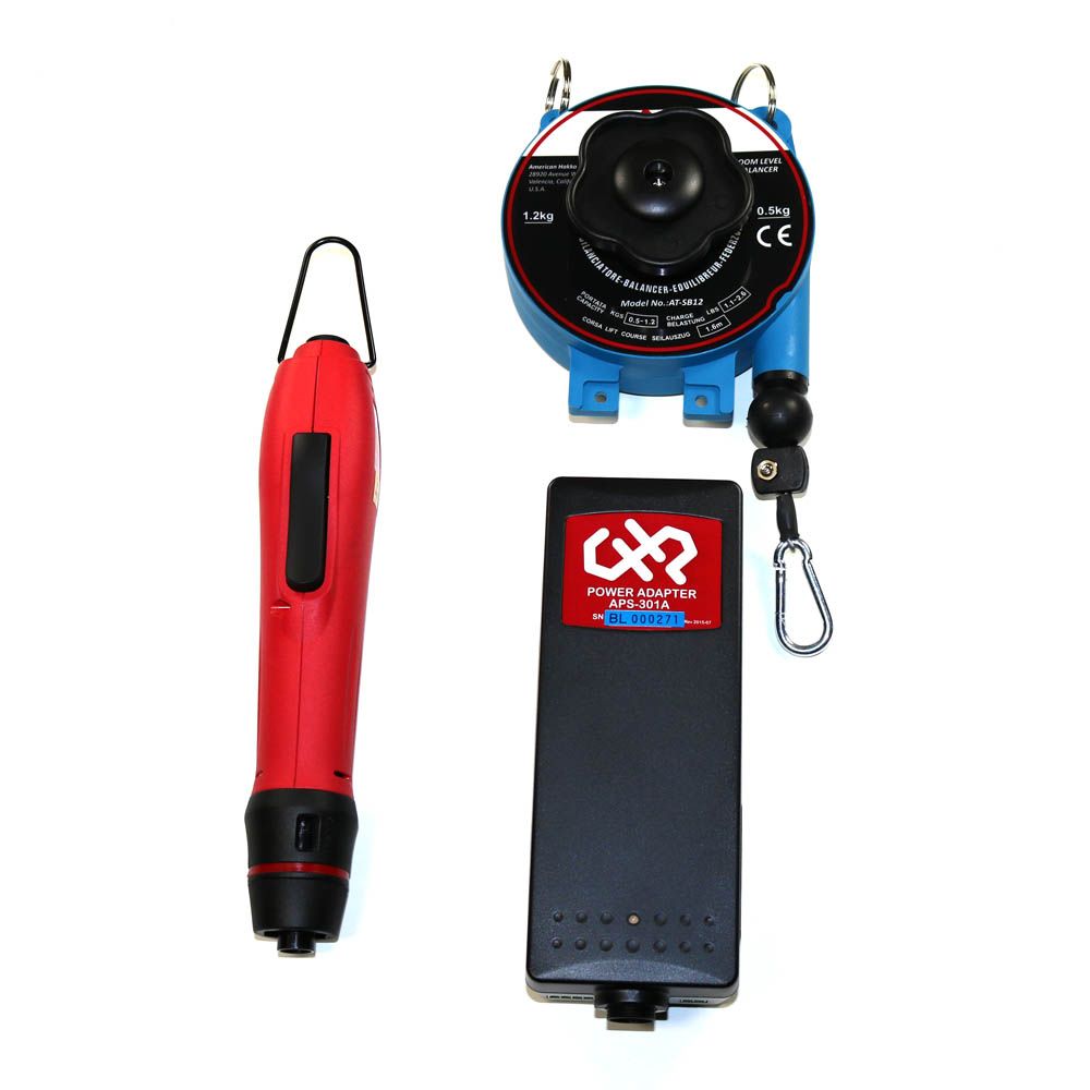 Hakko AT - 200B - SET, Mini Brushless Electric Screwdriver - KEM - TRON INC.