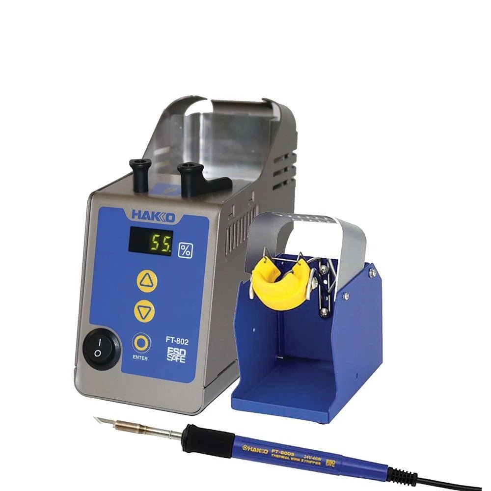 Hakko FT802 - 53 FT - 802 with FT - 8003 Hot Knife - KEM - TRON INC.