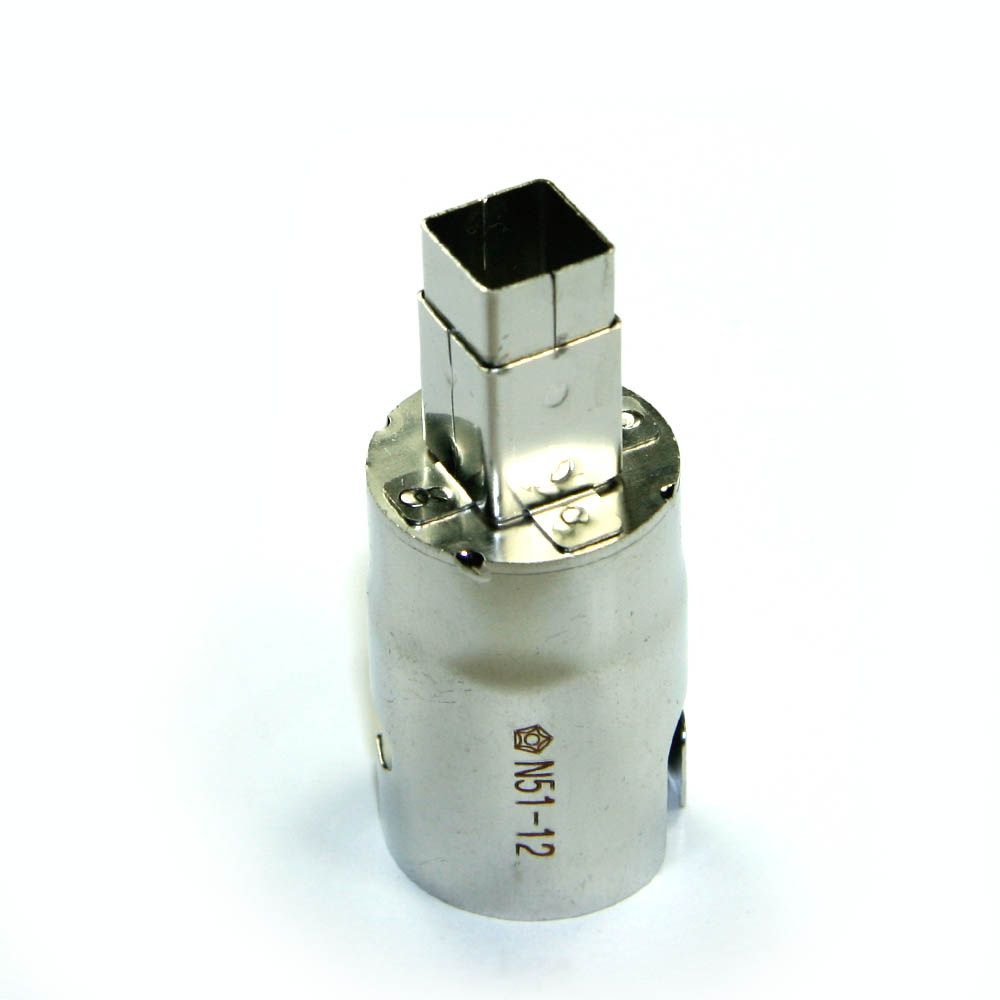 Hakko N51 - 12 BGA Hot Air Nozzle, 8 x 8 mm - KEM - TRON INC.