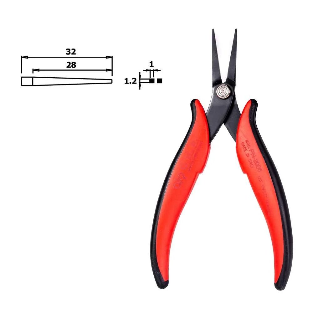 Hakko PN - 2006 Long Nose Pliers - KEM - TRON INC.