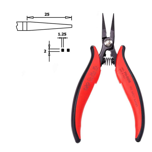 Hakko PN - 5006 Long Nose Pliers - KEM - TRON INC.