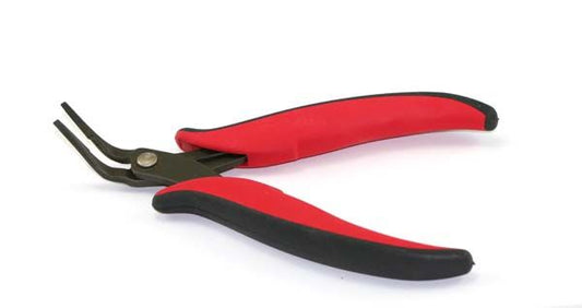 Hakko PNB - 2017 Long Flat Nose Angled Pliers - KEM - TRON INC.