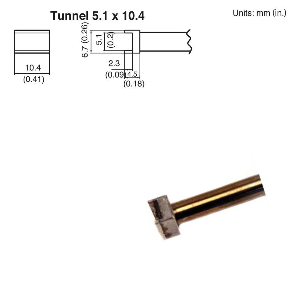 Hakko T15 - 1002 Tunnel Tip - KEM - TRON INC.