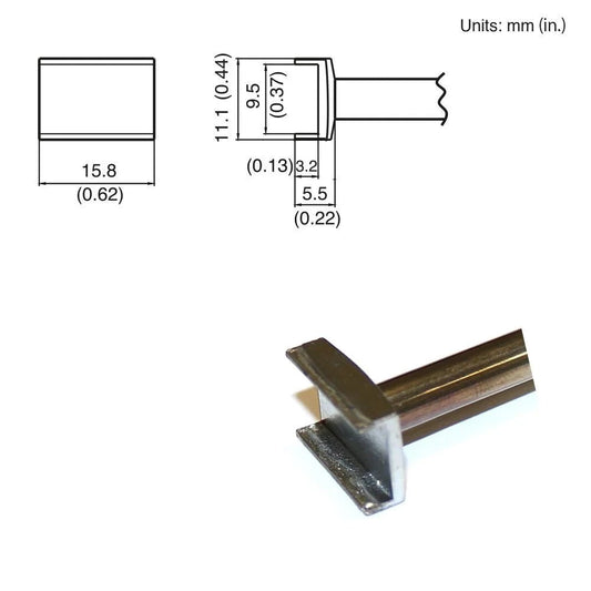 Hakko T15 - 1004 Tunnel Tip - KEM - TRON INC.