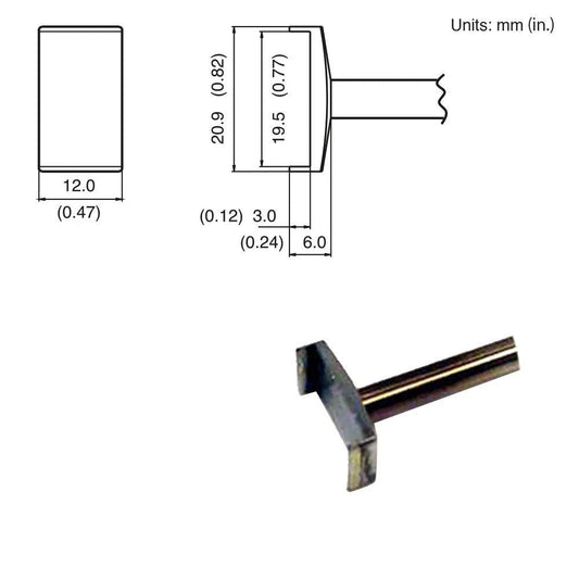 Hakko T15 - 1010 Tunnel Tip - KEM - TRON INC.