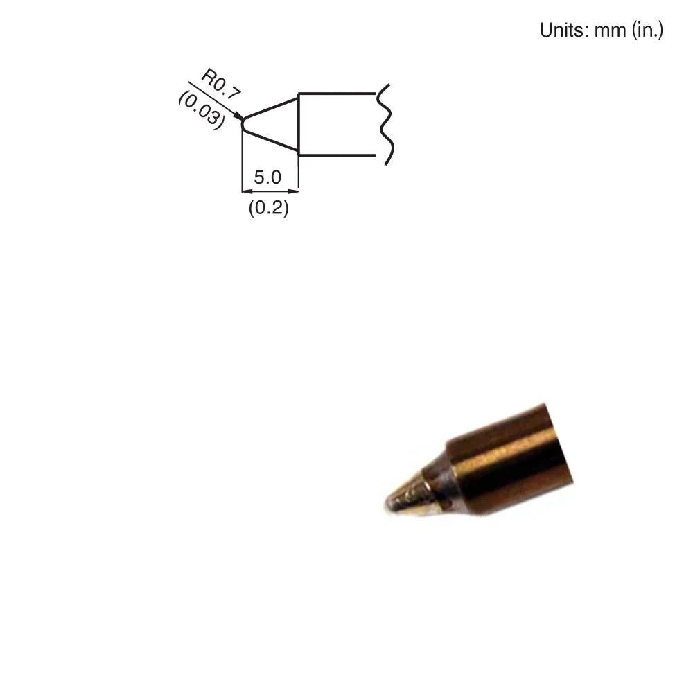 Hakko T15 - B3 Conical Tip - KEM - TRON INC.