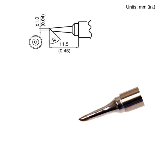 Hakko T15 - BC1 Bevel Tip - KEM - TRON INC.