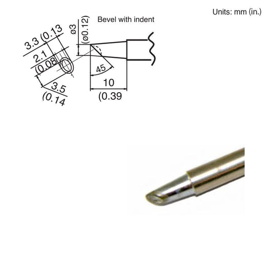 Hakko T15 - BCM3 Bevel Tip - KEM - TRON INC.