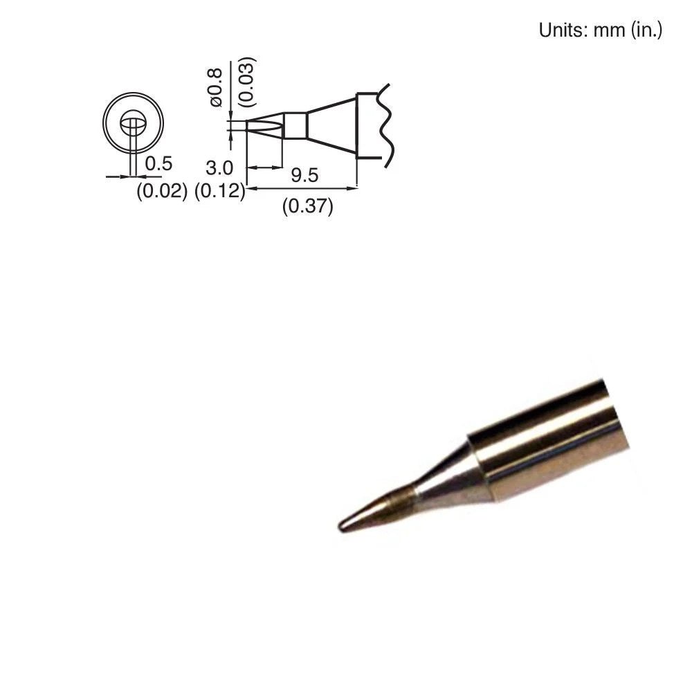 Hakko T15 - D08 Chisel Tip - KEM - TRON INC.