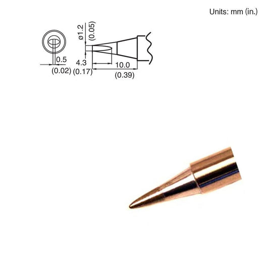 Hakko T15 - D12 Chisel Tip - KEM - TRON INC.