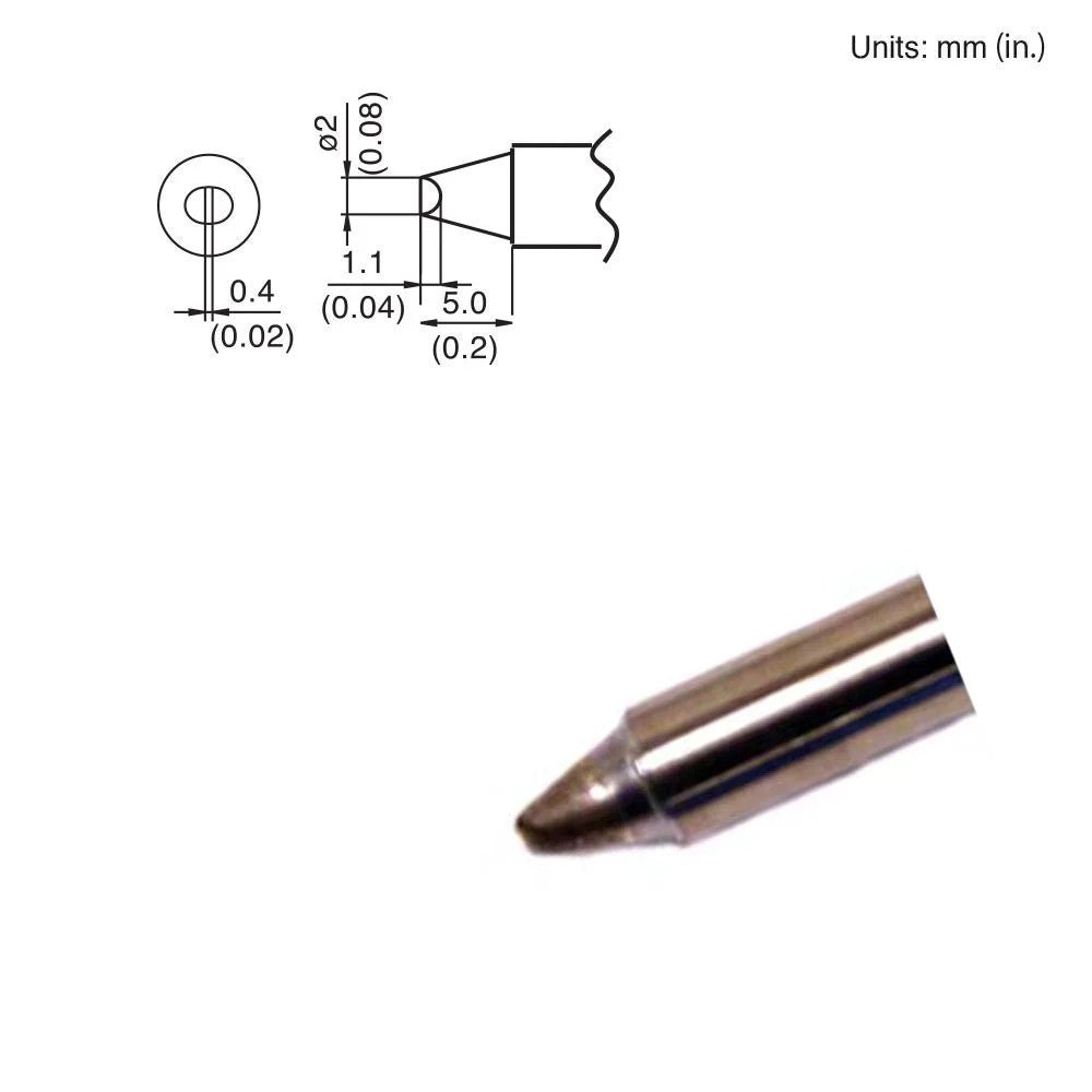 Hakko T15 - D2 Chisel Tip - KEM - TRON INC.