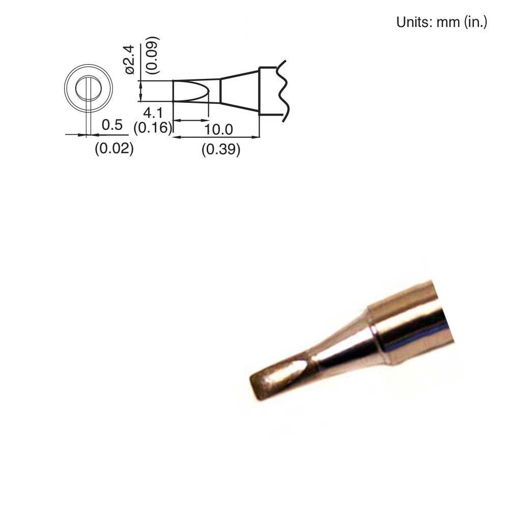 Hakko T15 - D24 Chisel Tip - KEM - TRON INC.