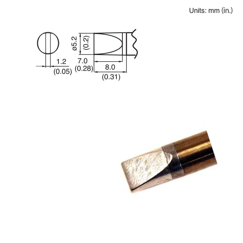 Hakko T15 - D52 Chisel Tip - KEM - TRON INC.