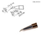 Hakko T15 - JD08 Bent Chisel Tip - KEM - TRON INC.