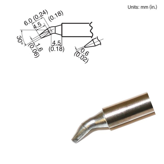 Hakko T15 - JD16 Bent Chisel Tip - KEM - TRON INC.