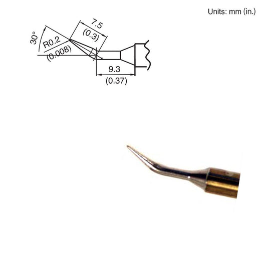Hakko T15 - JL02 Bent Tip - KEM - TRON INC.