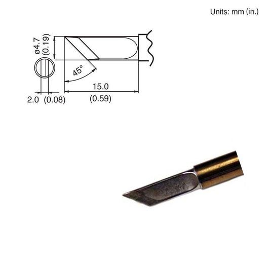 Hakko T15 - K Knife Tip - KEM - TRON INC.