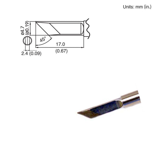 Hakko T15 - KF Knife Tip - KEM - TRON INC.