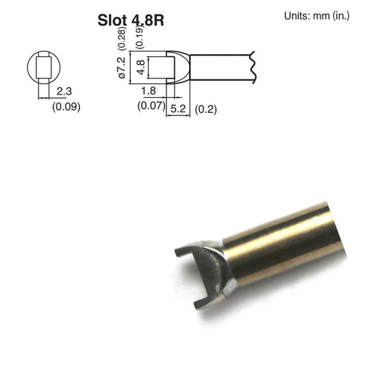 Hakko T15 - R48 Slot Tip - KEM - TRON INC.
