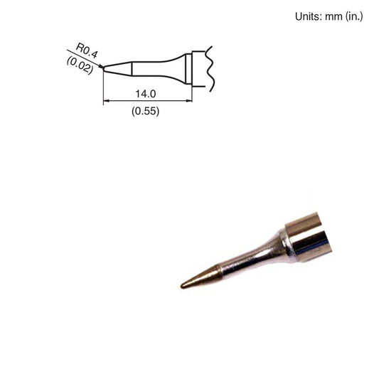 Hakko T15 - SBS04 Conical Tip - KEM - TRON INC.