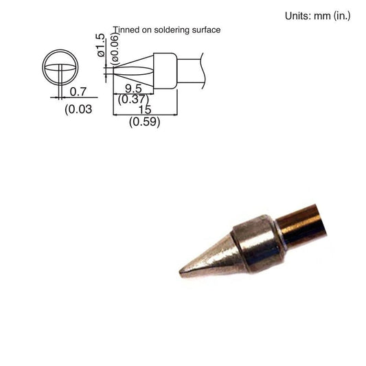 Hakko T15 - XD15 Chisel Tip - KEM - TRON INC.