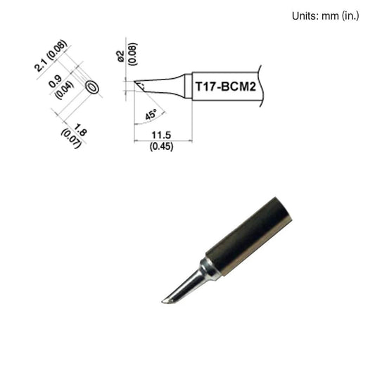 Hakko T17 - BCM2 Bevel Tip - KEM - TRON INC.