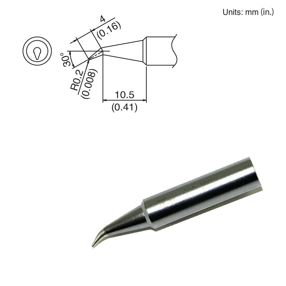 Hakko T18 - BR02 Conical Tip - KEM - TRON INC.