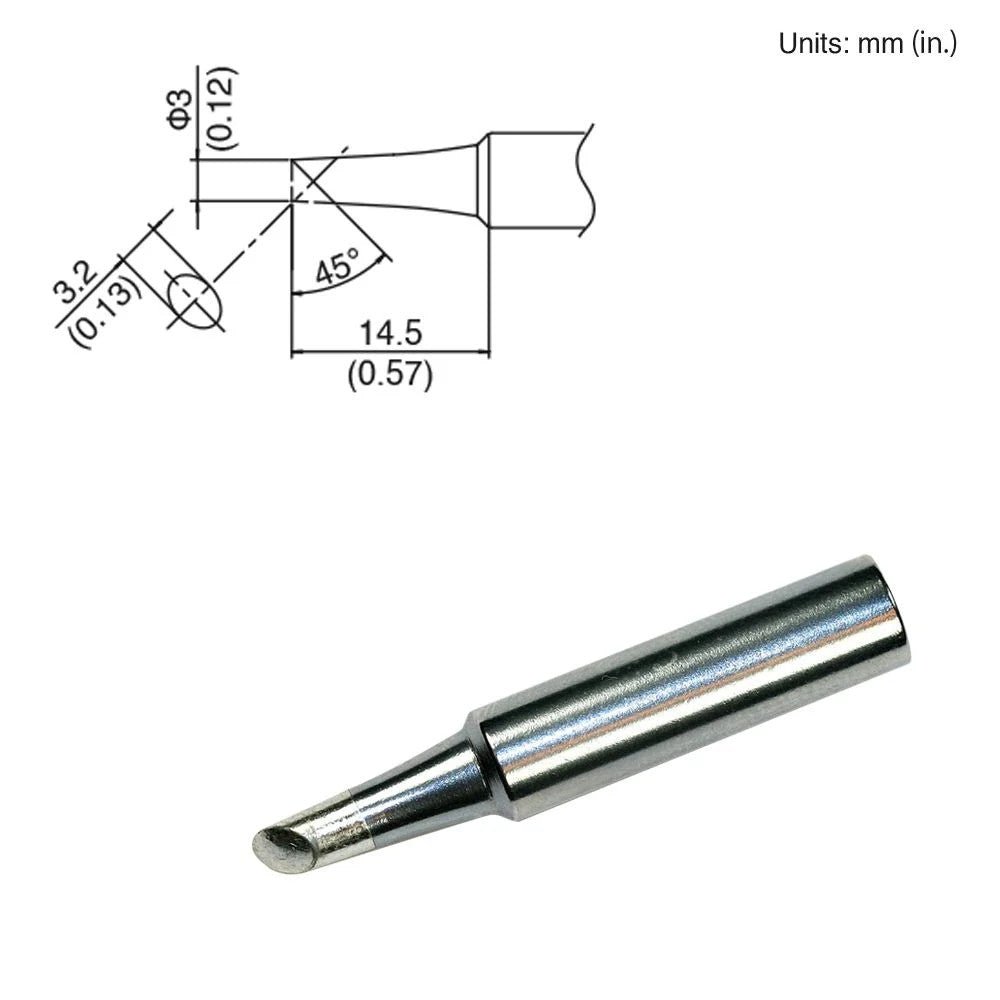 Hakko T18 - C3 Bevel Tip - KEM - TRON INC.