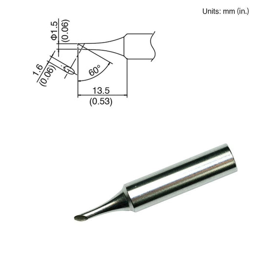Hakko T18 - CF15 Bevel Tip - KEM - TRON INC.