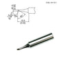 Hakko T18 - CF15 Bevel Tip - KEM - TRON INC.